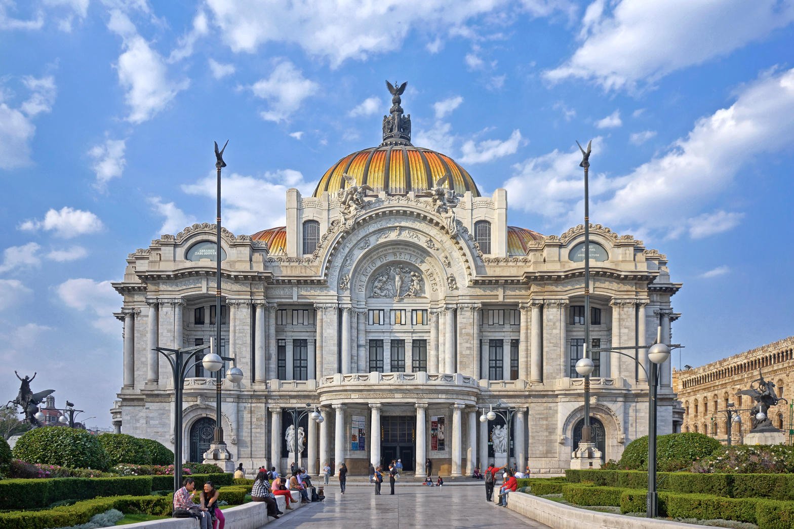 El Palacio de Bellas Artes, sede del homenaje.