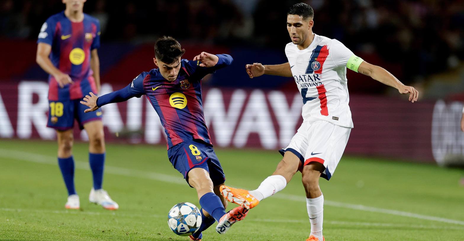 El Barcelona y el Paris Saint-Germain, en un partido anterior.
