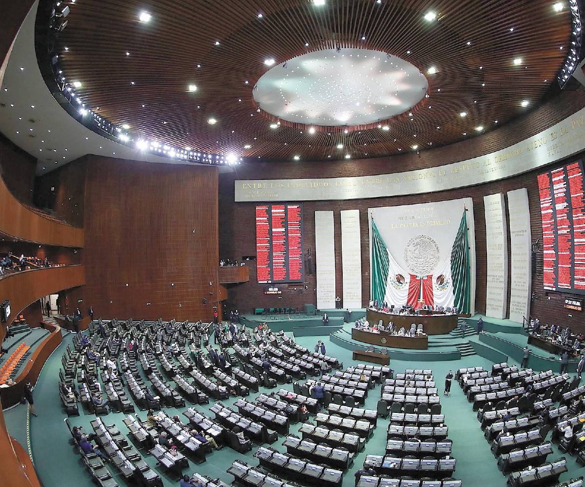 La Cámara de Diputados, en San Lázaro.