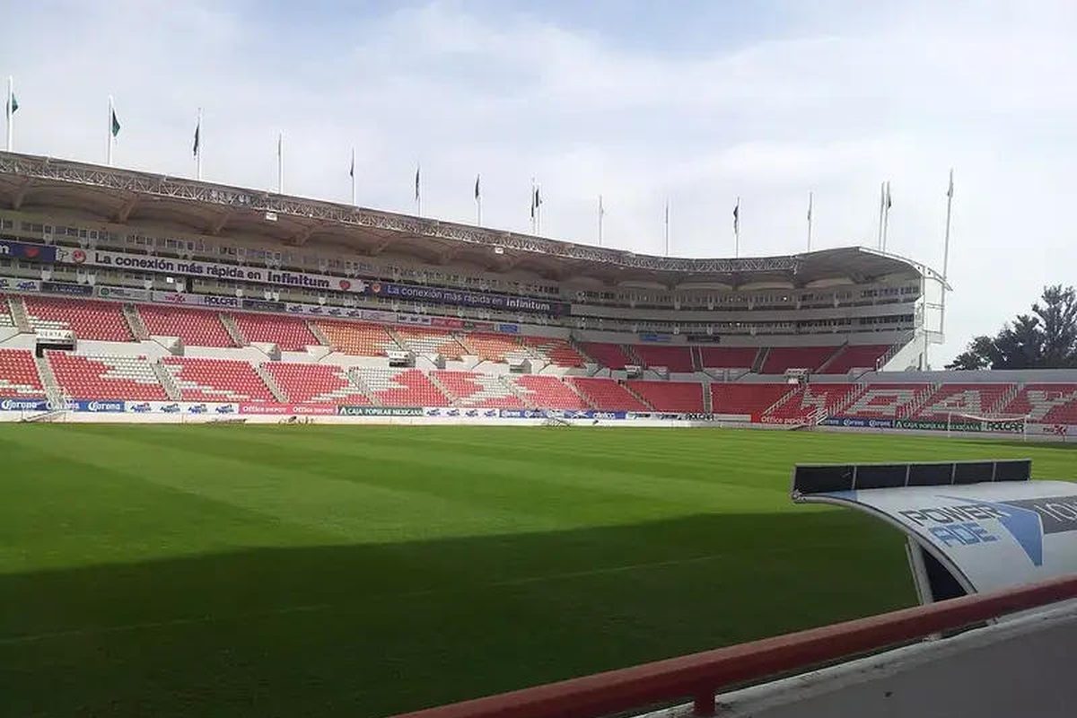 Estadio Victoria, en Aguascalientes, casa del Necaxa.