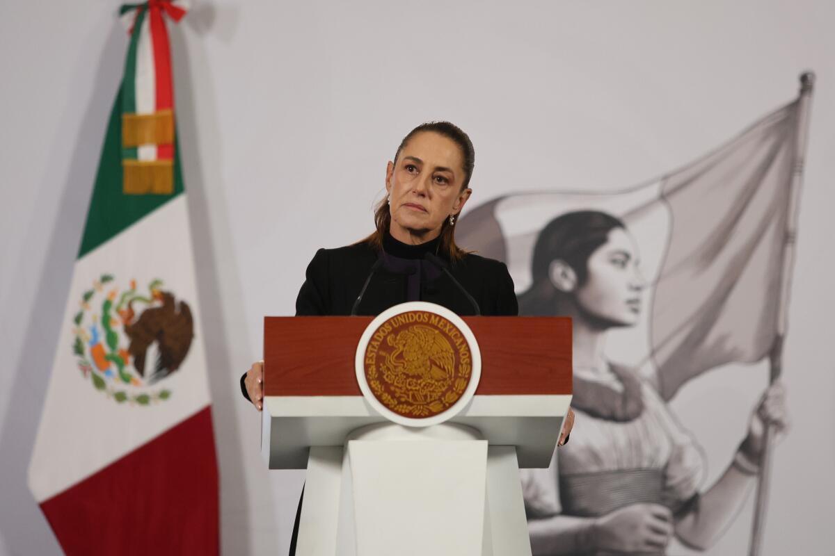 Claudia Sheinbaum, presidenta de México.