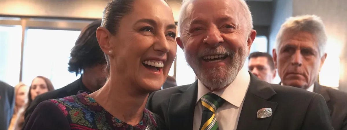 Claudia Sheinbaum y Luiz Inácio Lula da Silva.
