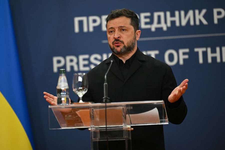 Volodímir Zelenski, presidente de Ucrania.