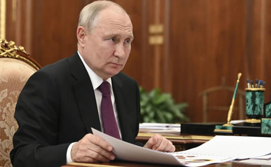 El presidente ruso Vladímir Putin en Moscú el 6 de septiembre de 2023. Foto: AP