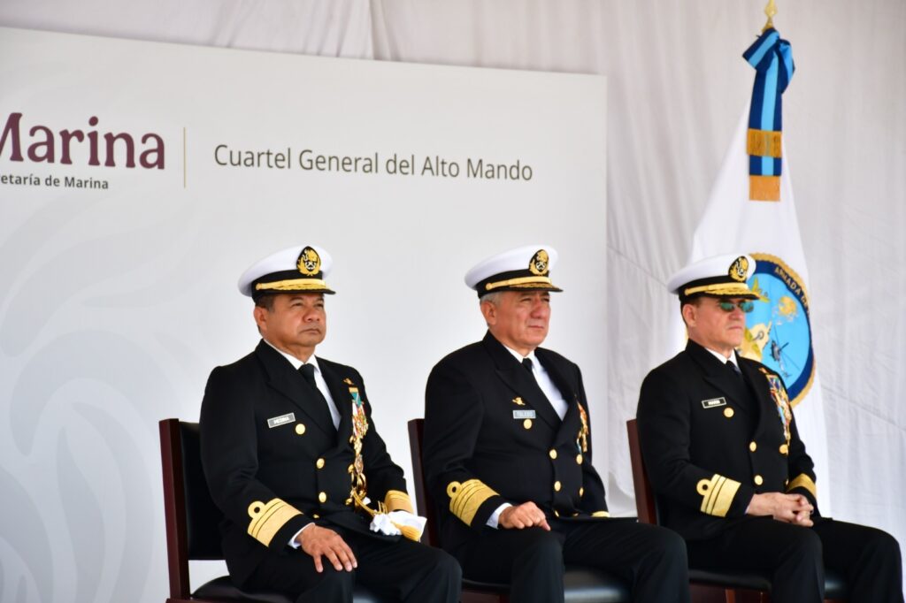 El Cuartel General del Alto Mando de la Armada de México realiza Ceremonia de Entrega-Recepción del Mando de Armas