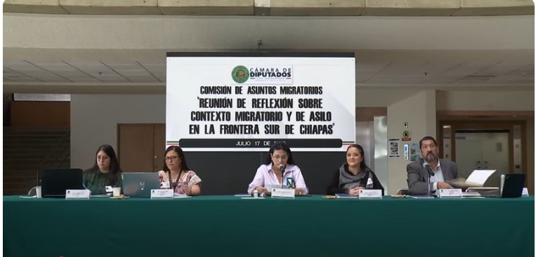 Abordan en la Cámara de Diputados el contexto migratorio y de asilo en la frontera sur de Chiapas