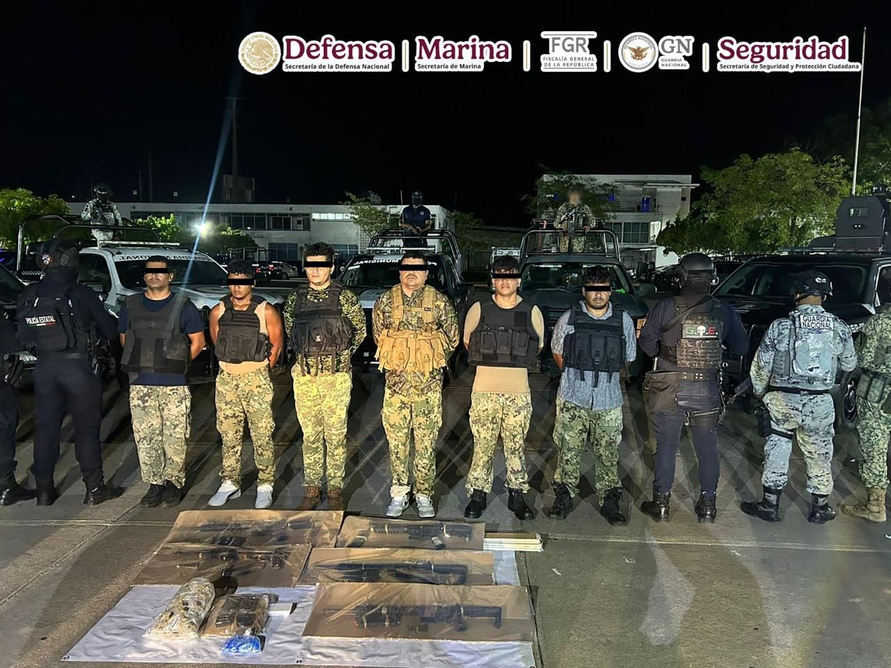 En el marco de la estrategia nacional antiextorsión, seis sujetos fueron detenidos en tabasco