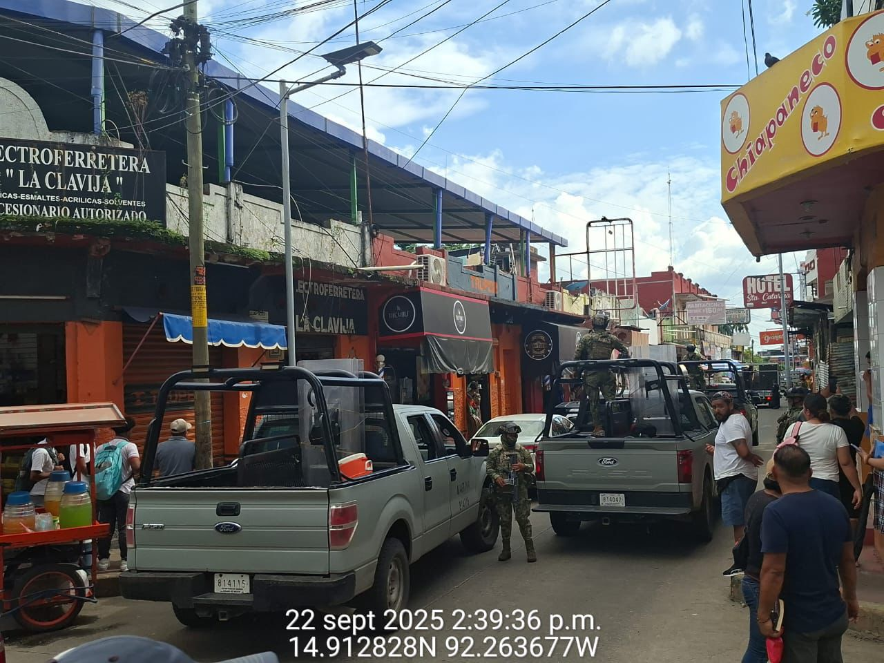 Marina aseguró 33 máquinas tragamonedas durante operativo Interinstitucional en el municipio de Tapachula, Chiapas