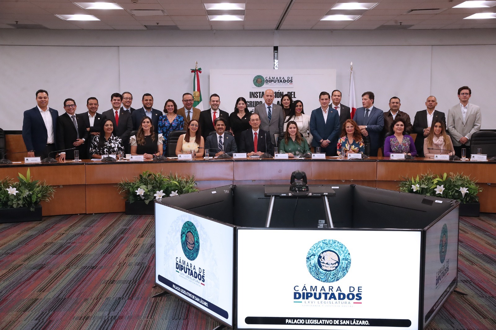 Instalan en la Cámara de Diputados el Grupo de Amistad México-Japón de la LXVI Legislatura de la Cámara de Diputados