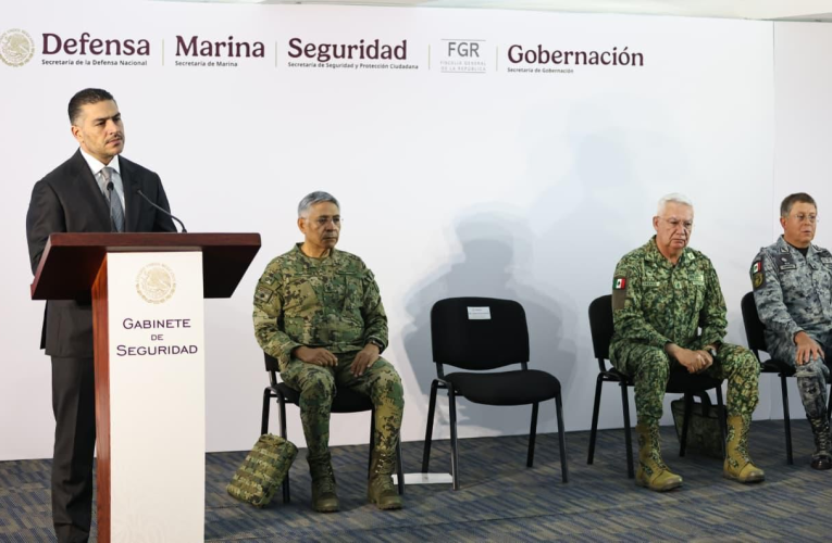 «Toda cooperación es bienvenida» García Harfuch en respuesta a propuesta de EU