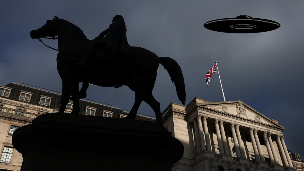 El Banco de Inglaterra debe prepararse para una crisis financiera provocada por extraterrestres.